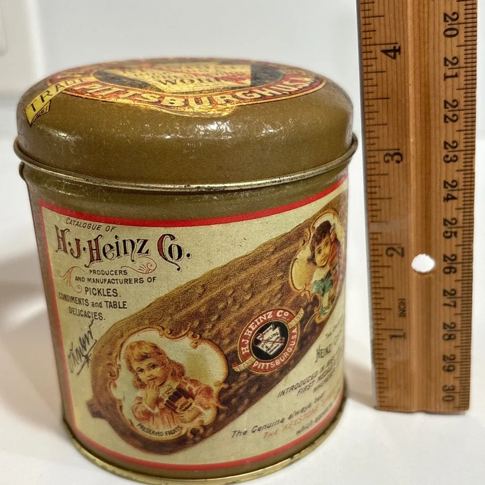 H.J. Heinz Co. Pickle Tin‎ Collectible Condiments Advertising Storage 1992